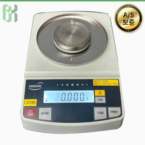 중고 Hansung HS1230F / 정밀 전자저울  Precision Electronic Balance / Max 120g / d=1mg (CR96)