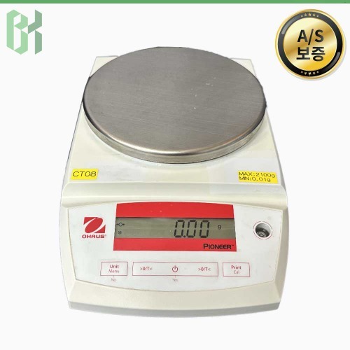 중고 OHAUS PAG2102 / 전자저울 Electronic Balance / Max 2100g / d=0.01g (CT08)