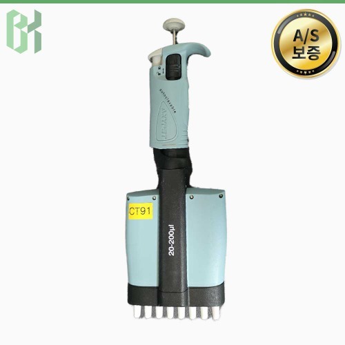 중고 Axygen autoclavable / 8채널 멀티채널 마이크로 피펫 Multi Channel Micropipette / 20-200 μL (CT91)