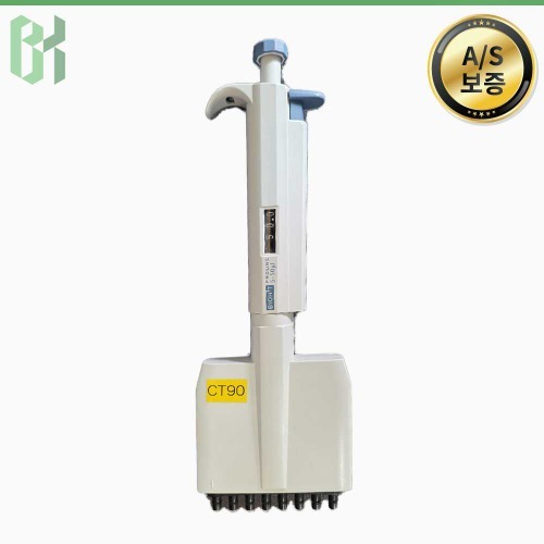 중고 Biohit Proline / 8채널 멀티채널 마이크로 피펫 Multi Channel Micropipette / 5-50 μL (CT90)