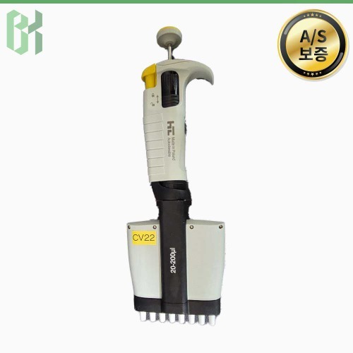 중고 HTL Discovery comfort 20-200 µL / 8채널 멀티채널 피펫 Multichannel Pipette / 20-200 µL (CV22)