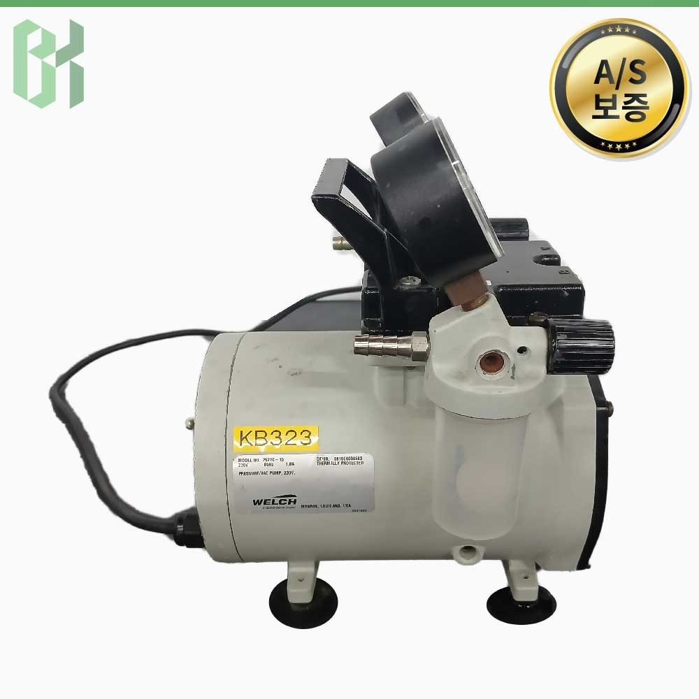 중고 WELCH 2522C-10 / 다이아프램 진공펌프 Oil-free Vacuum Pump / 600 mmHg (KB323)