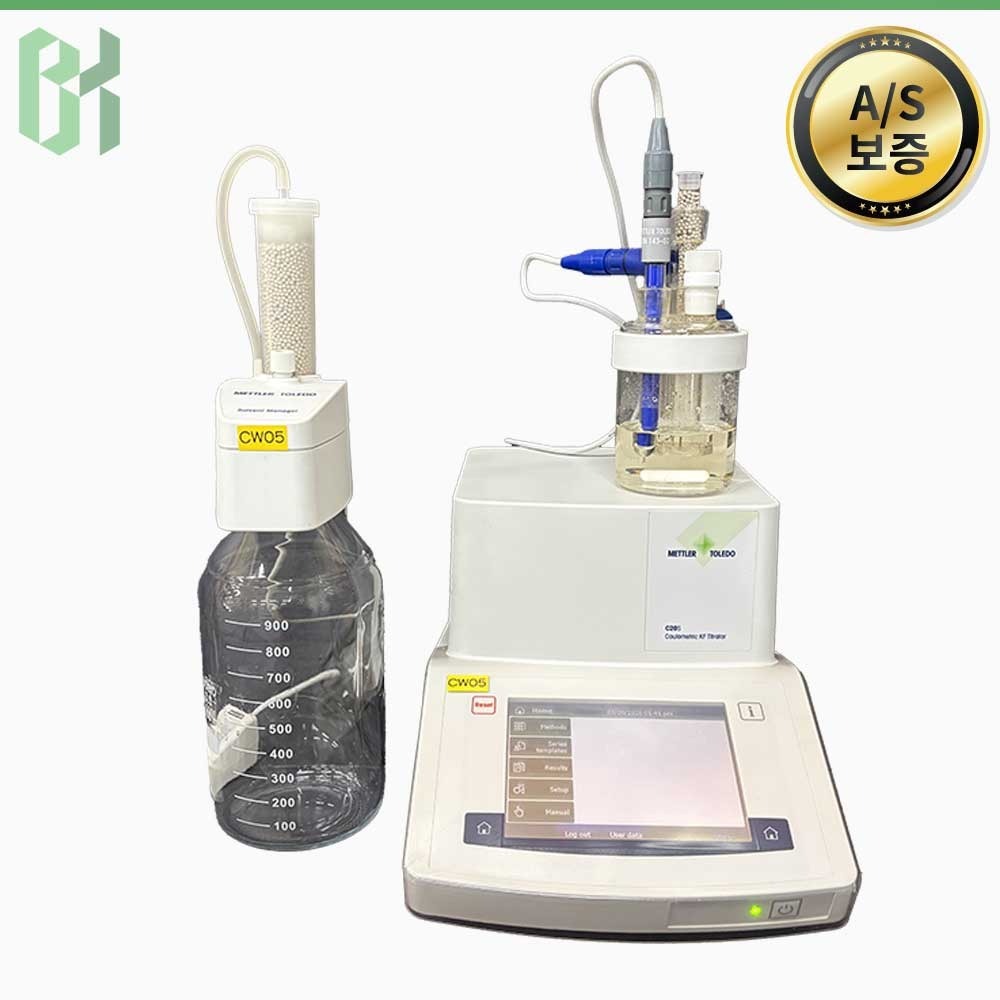 중고 Mettler Toledo C20S / 칼피셔 수분측정기 Karl Fischer Titrator with Solvent Manager /  1 ppm ~ 5 % (CW05)