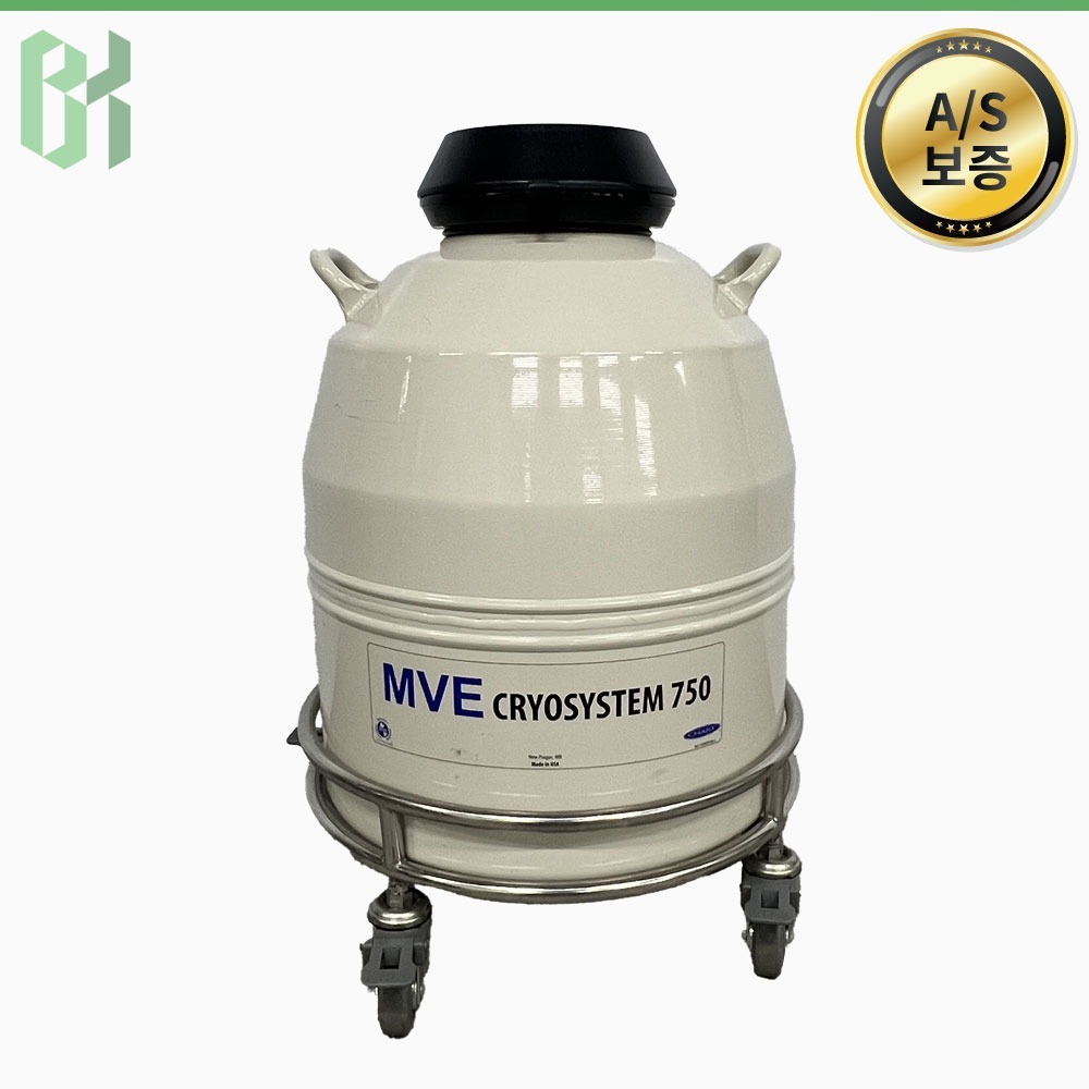 중고 MVE CryoSystem 750 / 액체질소 탱크 Liquid Nitrogen Cryogenic Storage Tank / 47.4 L / 랙타입 (CX21)