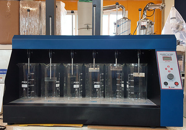 중고 Digital Jar Tester,JT-M6C”, 6-Paddle Stirrer for Flocculation Test (HM4)