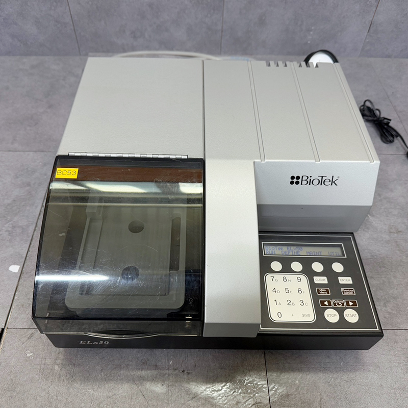 중고 BioTek  ELx50 마이크로플레이트 스트립 워셔 (BC53)