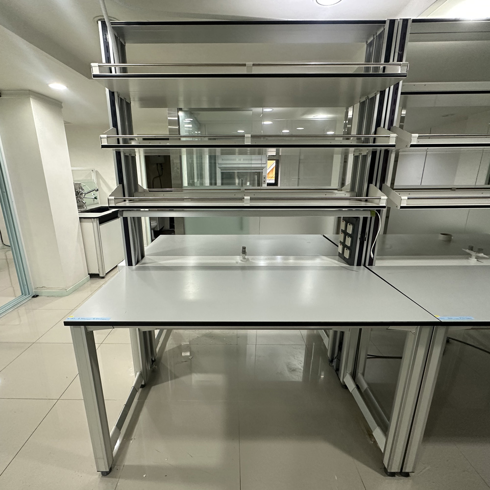 중고 선반형 중앙 실험대 w1500 (CI04)