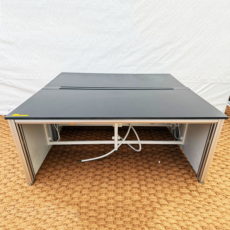 중고 내부 콘센트형 알루미늄 중앙 실험대 w1800 (HY141)