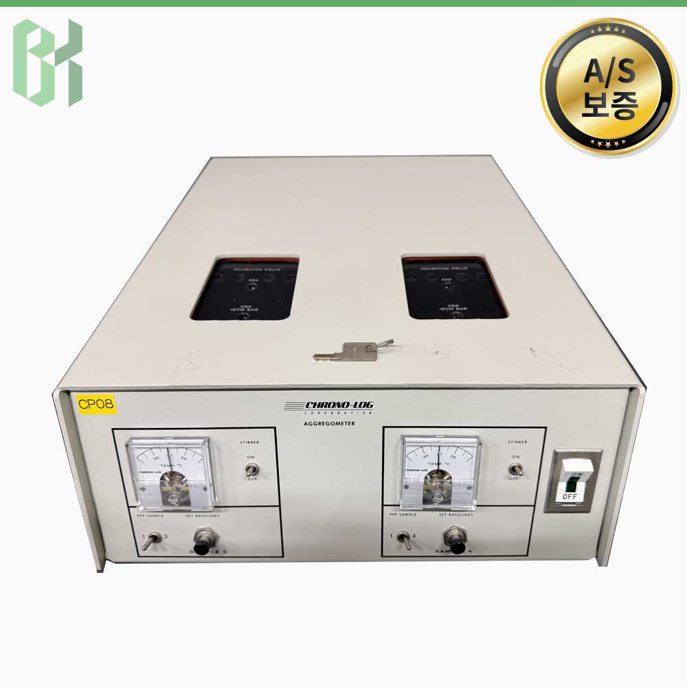 중고 Chrono-Log 490-X / 혈소판 응집 분석기 Platelet Aggregometer (CP08)