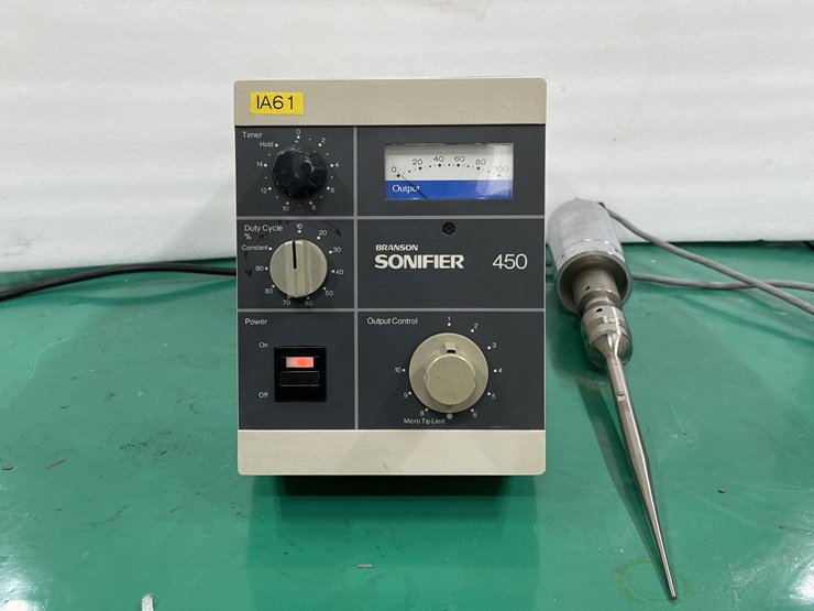 중고 Branson Ultrasonics Sonifier 450 초음파파쇄기 (IA61)
