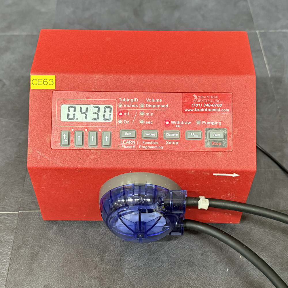 중고 Braintree BS-900 정밀 주입형 정량 펌프 (CE63)