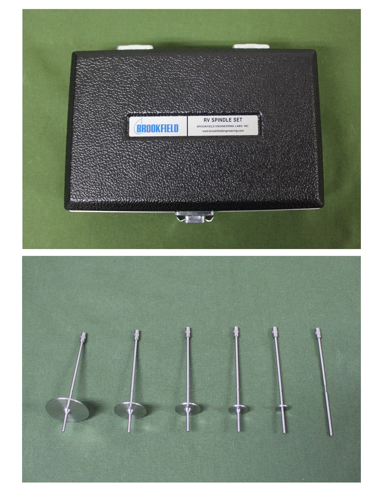 중고 Brookfield 점도계 RV Spindle set