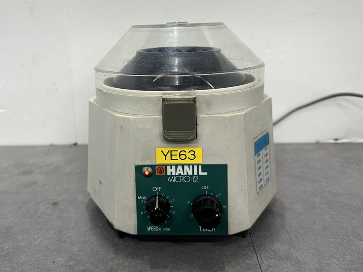 중고 한일 초소형 원심분리기 MICRO-12, 1.5ml X 12 (YE63)