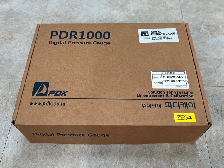 중고 피디케이 디지털 압력게이지 PDR 1000 (ZE34)