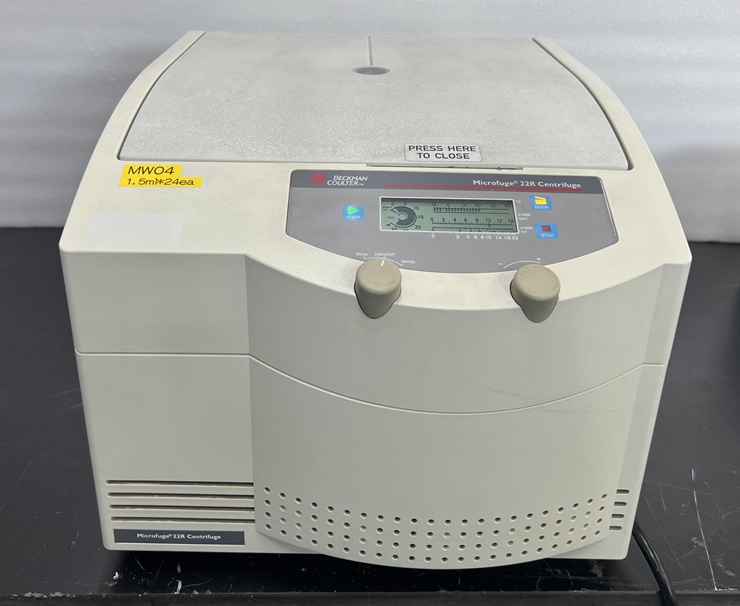 중고 Beckman Coulter Microfuge 22R 냉장 원심분리기 (MW04)