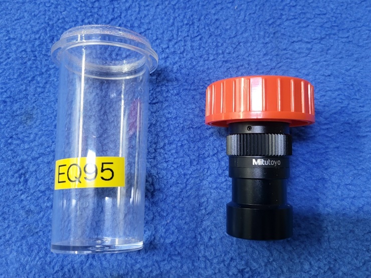 중고 Mitutoyo 375-036 현미경 대물 렌즈 1X (EQ95)
