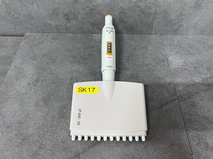 중고 Acura® manual 855 multichannel pipette 12채널 멀티 채널 피펫 / 200uL (SK17)