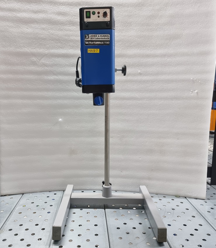 중고 IKA T50 Ultra Turrax 오버헤드 교반기 (HA97)