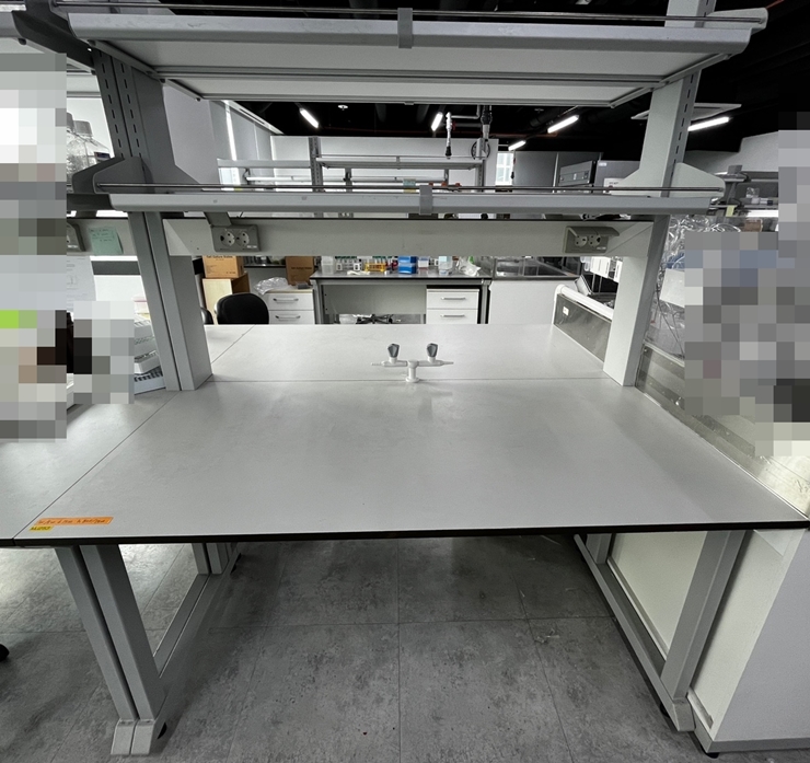 중고 선반형 철재 중앙 실험대 1500 (MJ253)