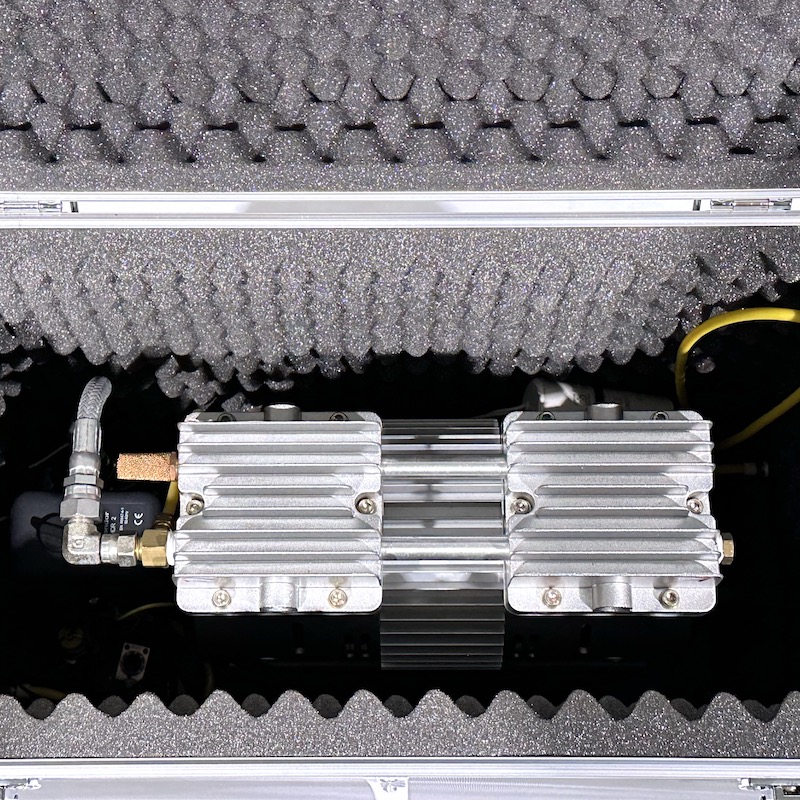 중고 다이아프램 펌프와 소음케이스 (AK113)