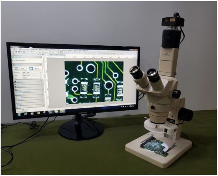 중고 올림푸스 삼안 실체현미경 / 6.7~40배 줌타입방식 / SZ4045TR + 카메라 (HS82)