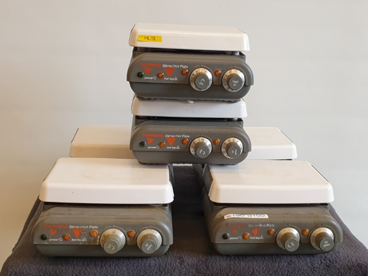 중고 CORNING 가열 교반기 190 x 150