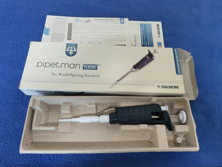 중고 길슨 PIPETMAN Classic P10, 1~10μL (EQ67)