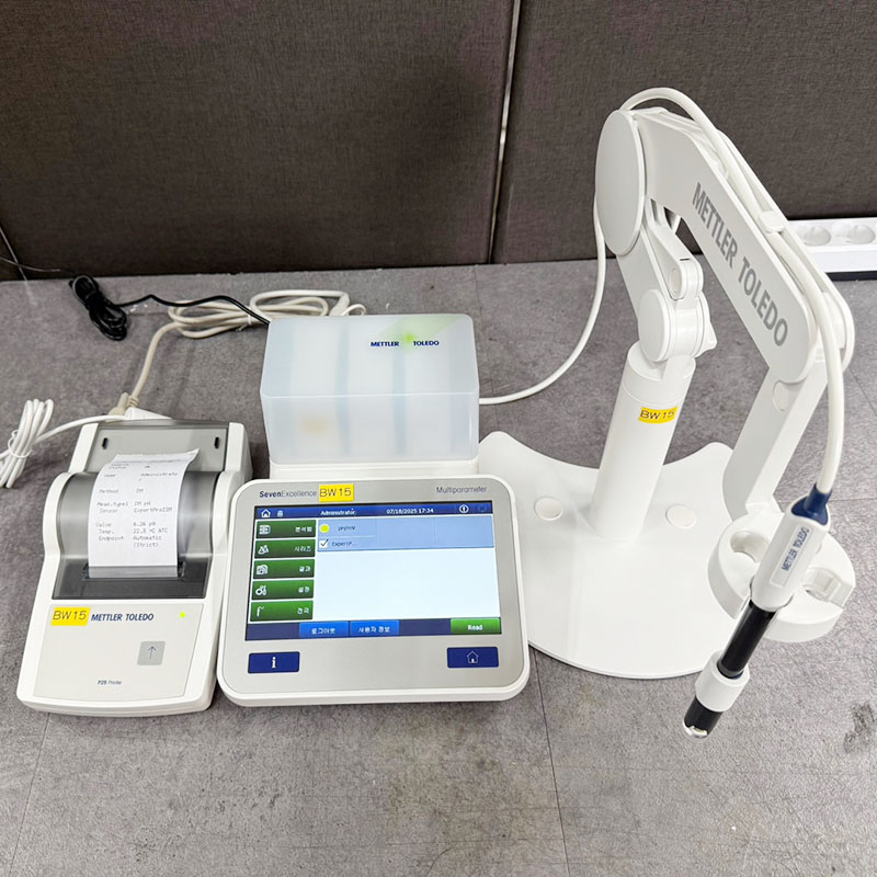 중고 Mettler SevenExcellence Multiparameter pH Meter S400 + 프린터 (BW15)