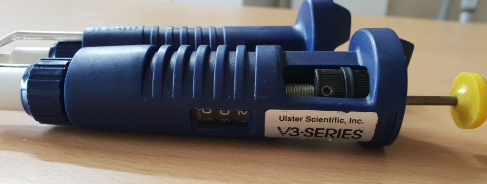 중고 Ulster Scientific V-3 Series Pipet 2 ~ 20ul