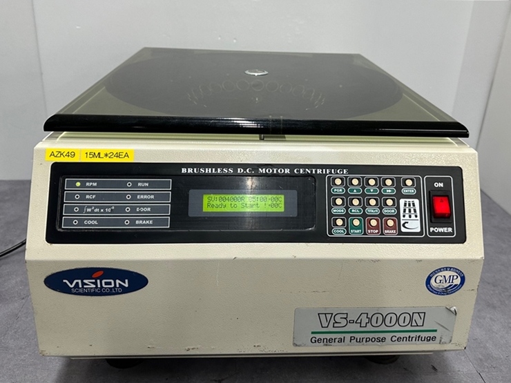 중고 탁상형 원심분리기 비젼 VS-4000N, 15ml x 24EA (AZK49)