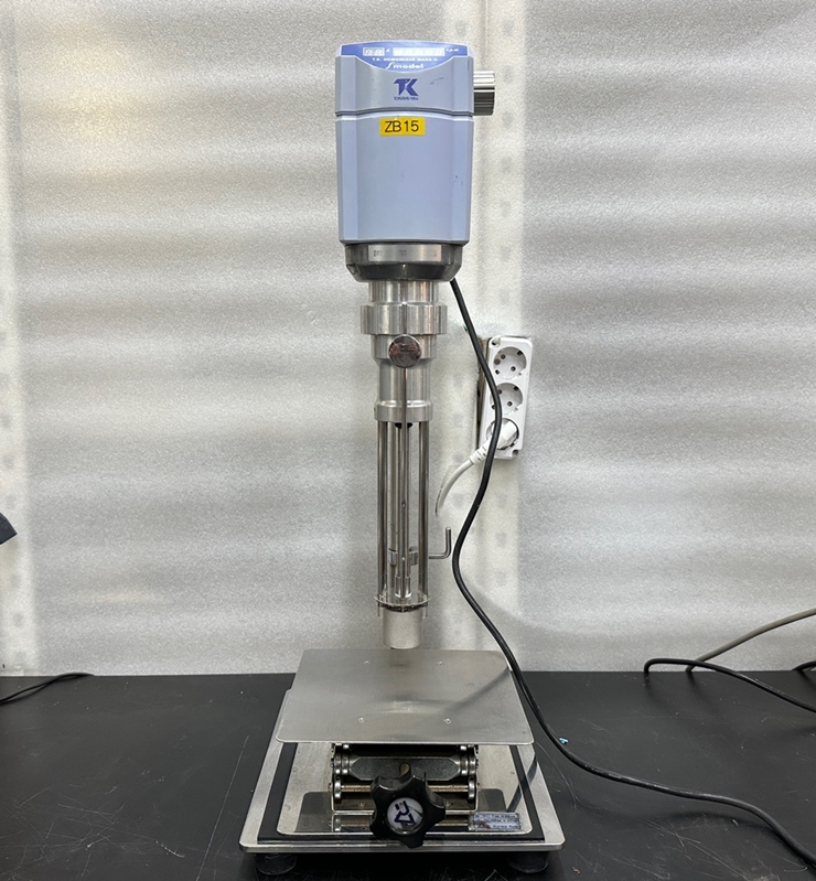 중고 T.K. HOMO MIXER MARK II &amp;#402; model 교반기, 600~12000 rpm (ZB15)