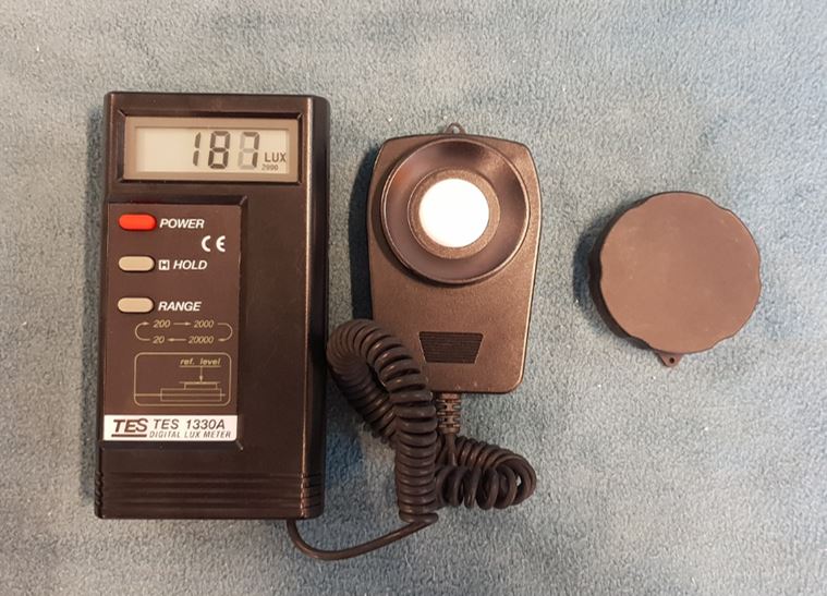 중고 디지탈 조도측정기 TES-1330A