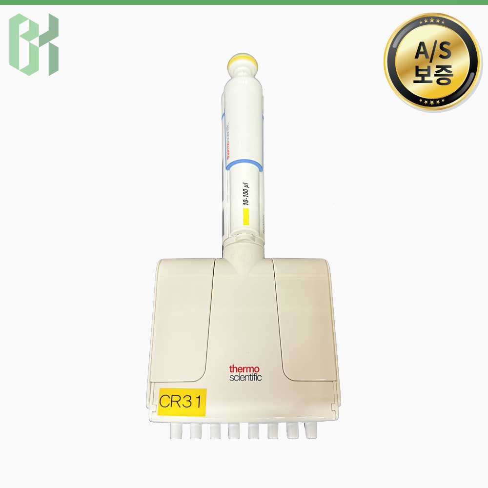 중고 Thermo Scientific Finnpipette F1 / 8채널 멀티채널 피펫 Multichannel Pipette / 10-100 μL (CR31)