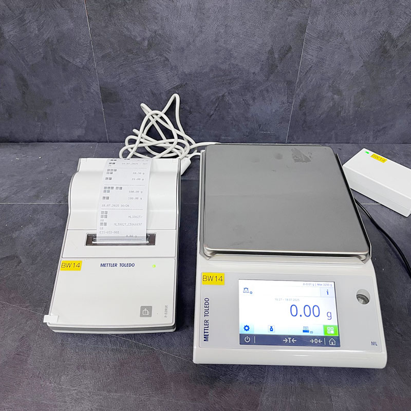 중고 Mettler Toledo ML3002T 정밀저울 +전용 도트매트릭스  printer (BW14)