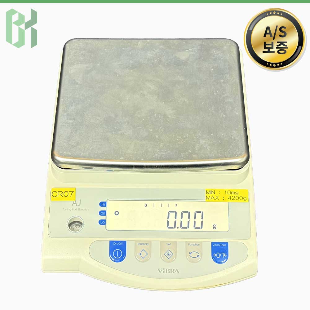 중고 SHINKO DENSHI AJ-4200E-D / 전자저울 Electronic Balance / 4,200 g / 10 mg (CR07)
