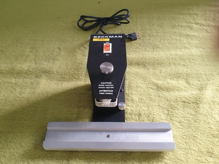 중고 Beckman 342420 Laboratory Benchtop Centrifuge Tube Sealer 원심분리기 튜브 실러 (HP91)