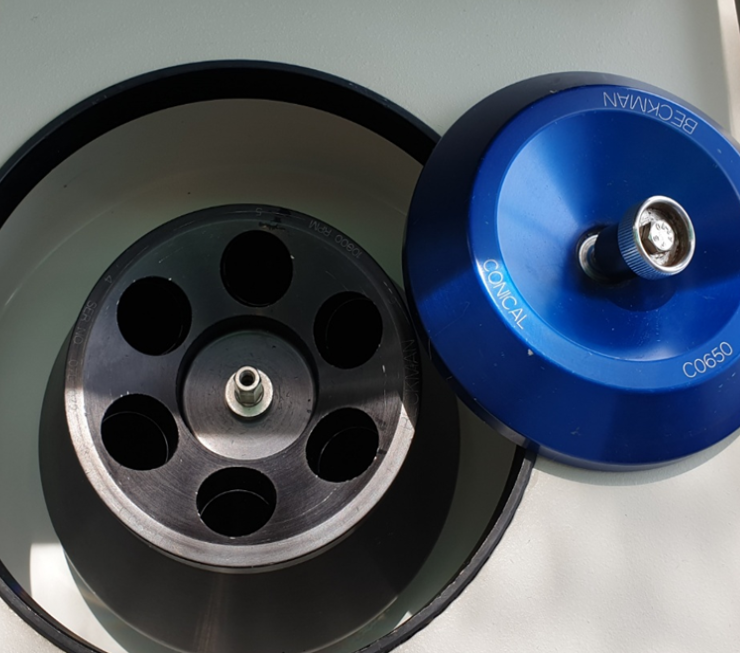 중고 BECKMAN Allegra 64R Centrifuge ROTOR C650, 50ml X 6