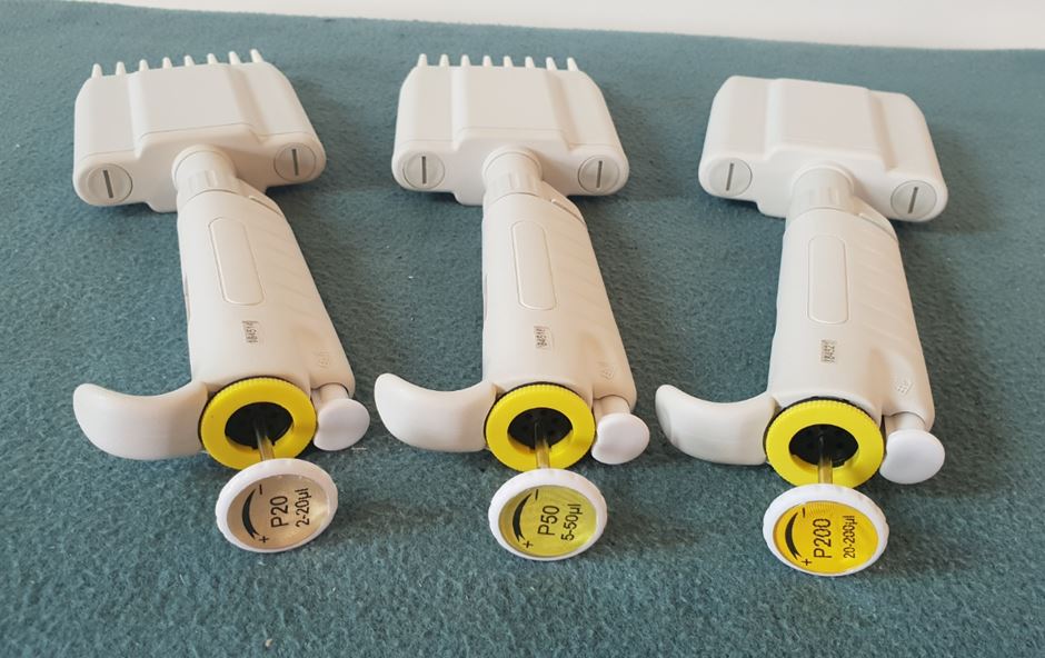 중고 8채널 멀티 채널 피펫 Micropipette A Multi Pipette (NEW)