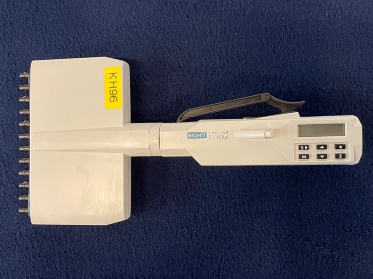 중고 BioHit Proline / 12채널 멀티 채널 피펫 12-Channel Multichannel Pipette / 5-100ul (KH96)