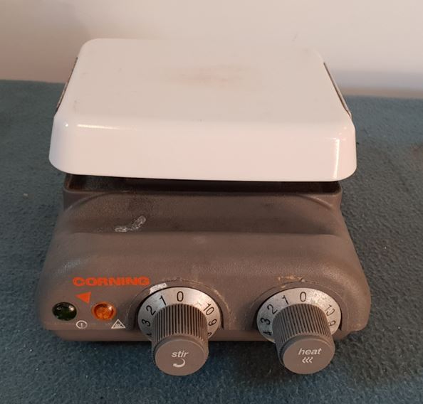 중고 CORNING 가열 교반기 140 x 120