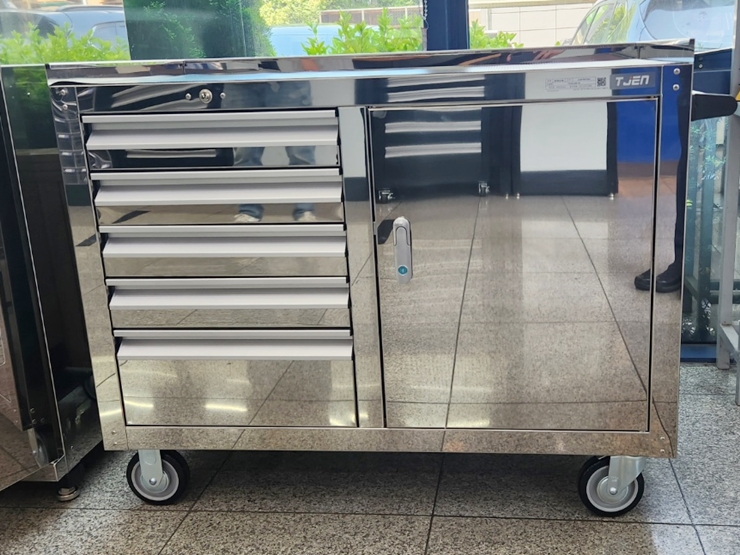 중고 태진 이동형 다용도 공구함