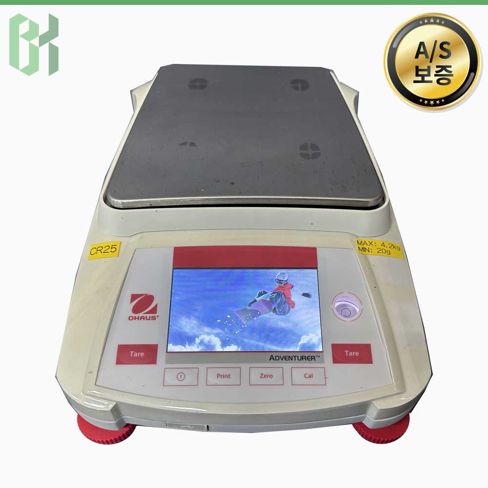 중고 OHAUS AX4202KR / 전자저울 Electronic Balance / Max 4,200 g / d=0.01g (CR25)