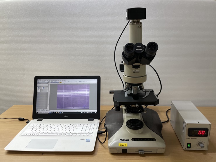 중고 Nikon Optiphot-2 금속 현미경 (EQ31)