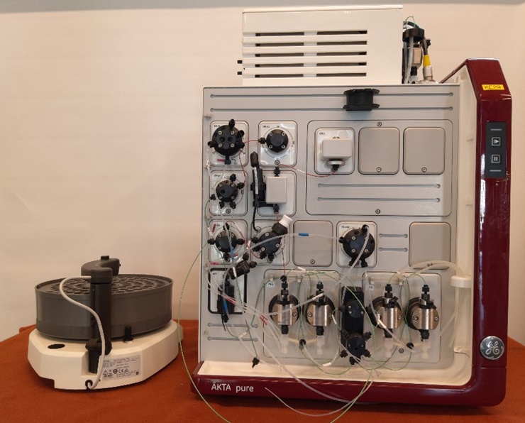 중고 AKTA pure system with Fraction collector F9-R (KE29)
