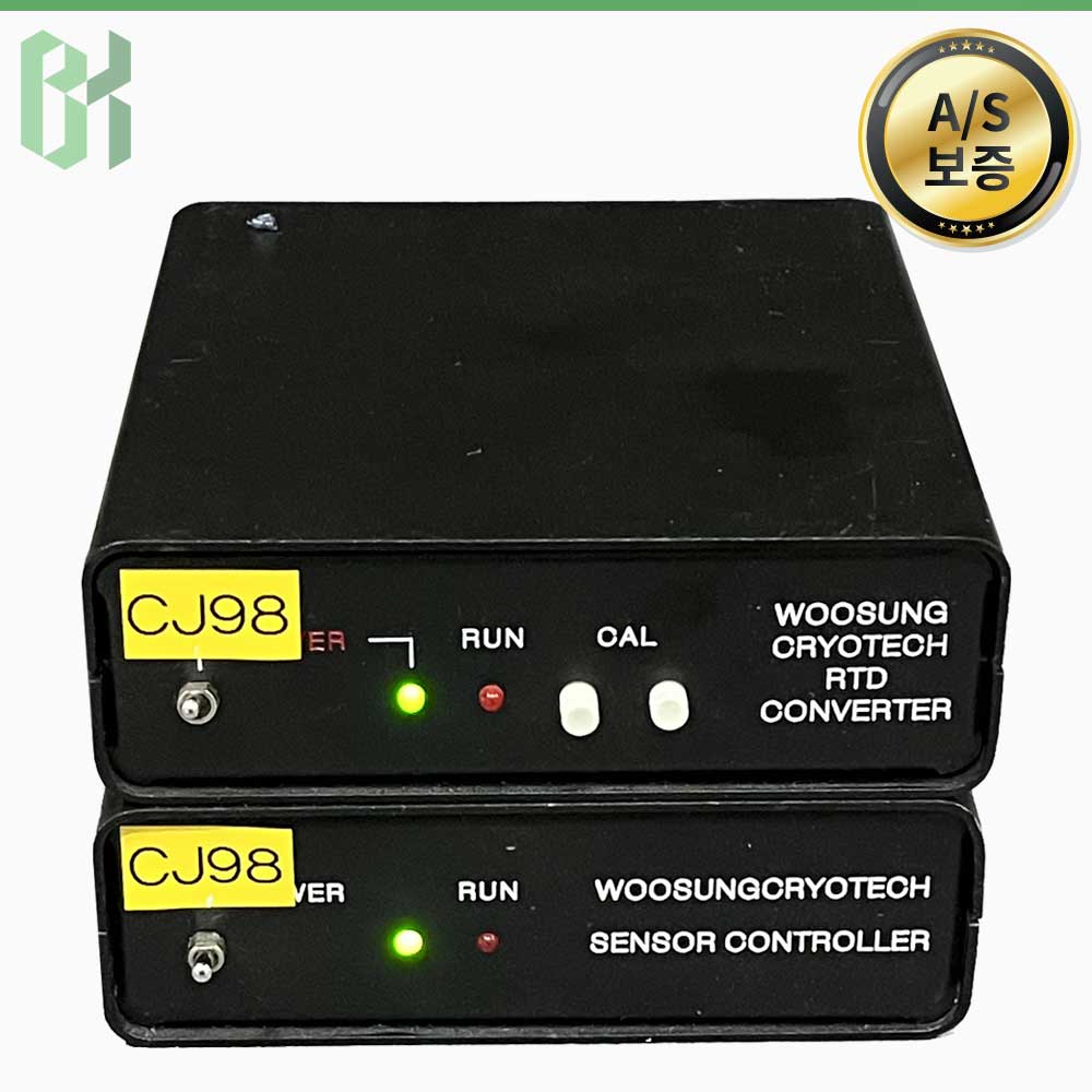 중고 WOOSUNG Cryotech / RTD 온도 센서 컨트롤러 Temperature Sensor Controller (CJ98)