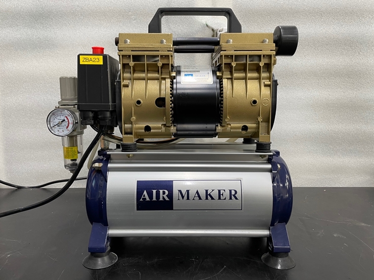 중고 AIR MAKER 저소음 오일리스 콤프레샤 NCP031 (ZBA23)