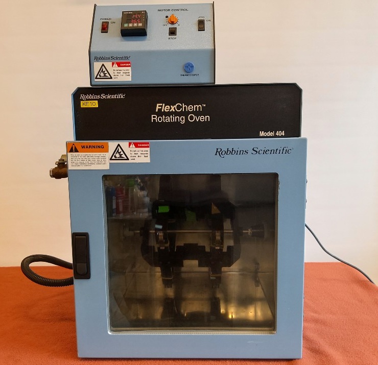 중고 Robbins Scientific 404 Flexchem rotating Oven (KE10)