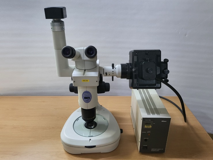 중고 NIKON SMZ1500 형광 실체현미경 (MU38)
