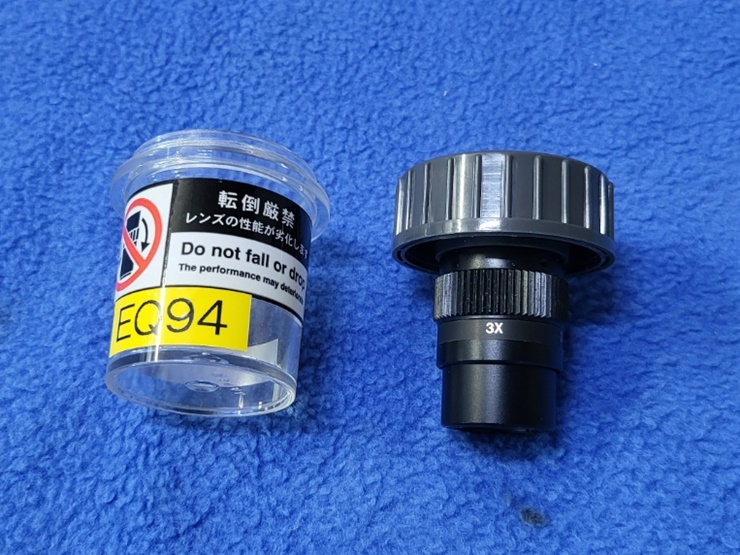 중고 Mitutoyo ML3X 375-037 현미경 대물 렌즈 3X (EQ94)