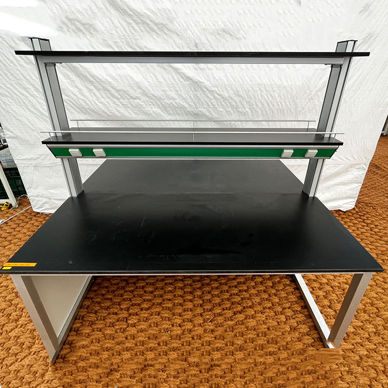 중고 선반형 철재 중앙 실험대 w1800 (HY22)